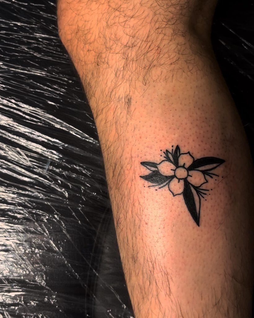 Kleine Pflanze - Gestochen